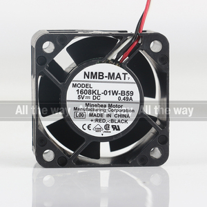 New NMB 12V 24V 48V DC 5V 0.49A AC EC 4020 40X40X20MM 4CM Server Switch High <strong>air</strong> Capacity Three Wire 1608KL-01W-B59 Cooling Fan - Product Image 4