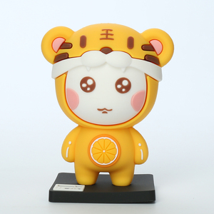 Shengye Venta al por Mayor Figuras de Acción de Tigre Amarillo de Dibujos Animados de 10 cm, <span class=keywords><strong>Muñeco</strong></span> de Resina de PVC con Accesorios de Animales - Product Image 1