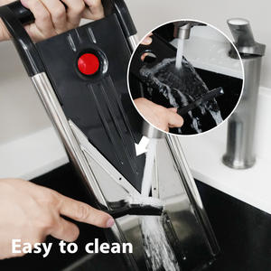 Coupe-légumes manuel populaire 6 <span class=keywords><strong>V</strong></span> lames en acier inoxydable <span class=keywords><strong>mandoline</strong></span> outil de coupe trancheuse pour la cuisine - Product Image 5