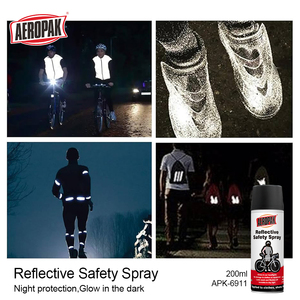 Aeropak Spray Riflettente di Sicurezza 200ml per Abbigliamento, <span class=keywords><strong>Scarpe</strong></span>, Biciclette e Attrezzature Outdoor per Migliorare la Visibilità Notturna - Product Image 4