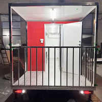 Remorque de restauration rapide mobile, camionnette à hot-dogs, camion avec certification CE, chariots de rue, promotion de collations, remorque de restauration mobile