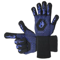 Vichen Offre Spéciale Mitaines de four et gants de gril Gants de barbecue en silicone résistant à la chaleur Style imprimé Brûlures protectrices
