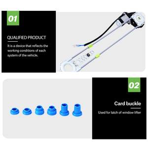 Module de fermeture de vitre électrique automatique universel à 4 portes Système de roulement électrique pour la plupart des voitures à 4 portes - Product Image 3