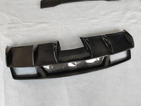 Lèvre de pare-chocs arrière en fibre de carbone améliorée en diffuseur arrière de style D pour Lamborghini Gallardo LP550 LP550 LP560 2008-2016 kit carrosserie
