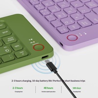 New Arrival Wireless Folding Keyboard Mini Portable Compact Keypad for Laptop Phone Office Daily Use