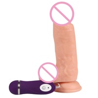 Consolador médico grande y grueso de Pvc, erección de coronarias con bola, Consolador de glande Rosa tierno para mujer, vibrador, Juguetes sexuales para mujer