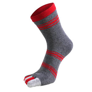 <span class=keywords><strong>Calcetines</strong></span> Separadores de Cinco <span class=keywords><strong>Dedos</strong></span> de Algodón con Logotipo Personalizado, Bonitos y de Punto - Product Image 1