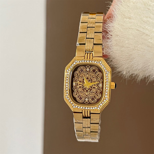 Reloj de Pulsera de Cuarzo para Mujer, Nuevo, Exquisito, de Alta Calidad, con Diamantes de Morganita, Diseño Moderno, Correa de Acero Inoxidable, Resistente al Agua - Product Image 2