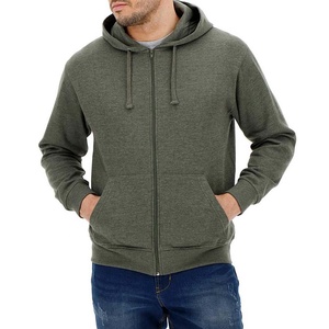 Sudaderas con capucha de talla grande OEM con diseño de logotipo personalizado, ropa de hombre de talla grande, sudaderas con capucha de invierno con cremallera de algodón 100% a la venta - Product Image 1