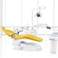 New Design siger dental unit Dental Chair with LINAK Motor and Top mounted instrument