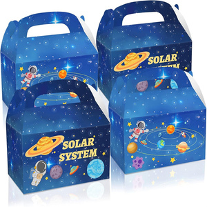 Boîte à cadeaux pour fête à thème <span class=keywords><strong>pizza</strong></span>, boîtes à friandises à thème <span class=keywords><strong>pizza</strong></span> pour enfants, garçons, filles, anniversaire à thème <span class=keywords><strong>pizza</strong></span>, décoration de fête de naissance, fournitures - Product Image 1