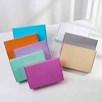 Boîte en carton ondulé pliable, durable, de haute qualité, recyclable, avec revêtement UV, pour emballage cadeau