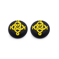 Lot de 10 poignées de pouce pour manette PS5 et Xbox, accessoires compatibles avec les manettes de dessins animés, pour réparation, couverture
