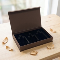 Cajas de Papel Recubierto con Estampado Dorado y Asa, Caja para Alimentos con Compartimentos a Precio Competitivo