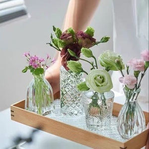 Vaso in Vetro Trasparente Mini Retrò Europeo all'Ingrosso, Decorazione per Casa e Matrimonio, Creativo per Composizioni Floreali Idroponiche - Product Image 5