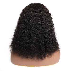 도매 200% 밀도 4*4 레이스 정면 가발 픽시 곱슬 원시 베트남어 처녀 인모 투명 레이스 정면 가발 - Product Image 5