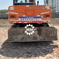 Excavatrice hydraulique sur roues d'occasion HITACHI ZX130W, 13 tonnes, pour travaux de terrassement et de génie civil, ZX170W ZX120W ZX140W