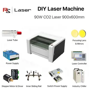 Máy Khắc Laser CO2 Tự Làm 6040/9060/1390 Bộ Linh Kiện Trọn Bộ