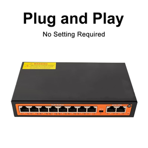 带千兆电源的标准新型台式机8 + 2端口POE交换机 - Product Image 4