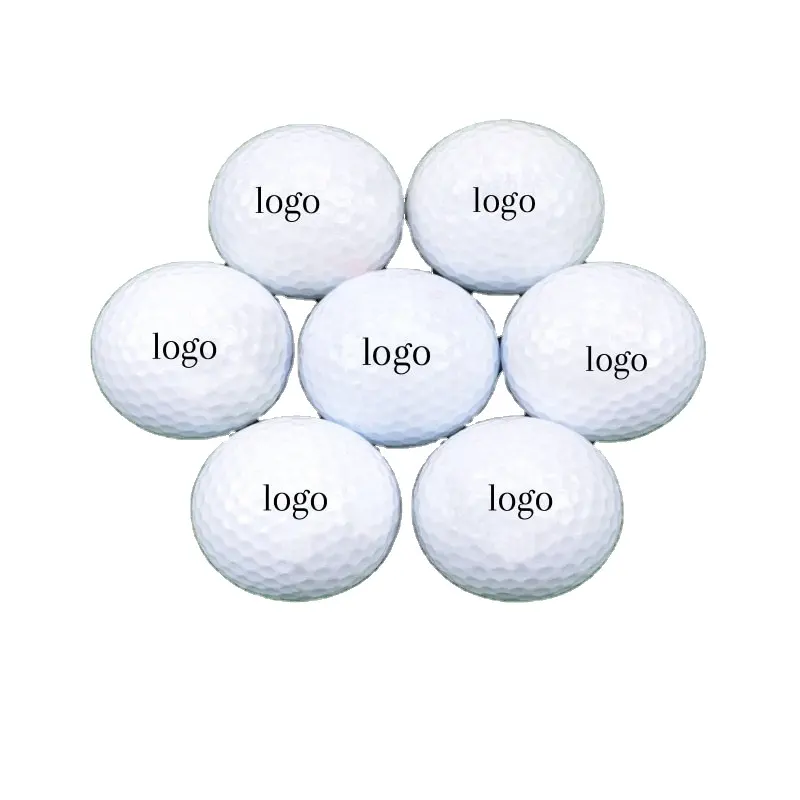 White Custom Logo Manufacturer OEM Golf Balls Pu Surlyn 2 3 4 Layers Tournament 3 Pc Range Ball