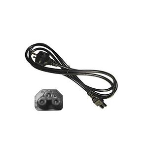 Cable de alimentación negro para portátil de 2m, ideal para carga y suministro de energía en dispositivos móviles. - Product Image 1