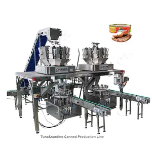 Canned Tuna Chunk Tuna Fish Canned Production Line for Tuna Canning Factory