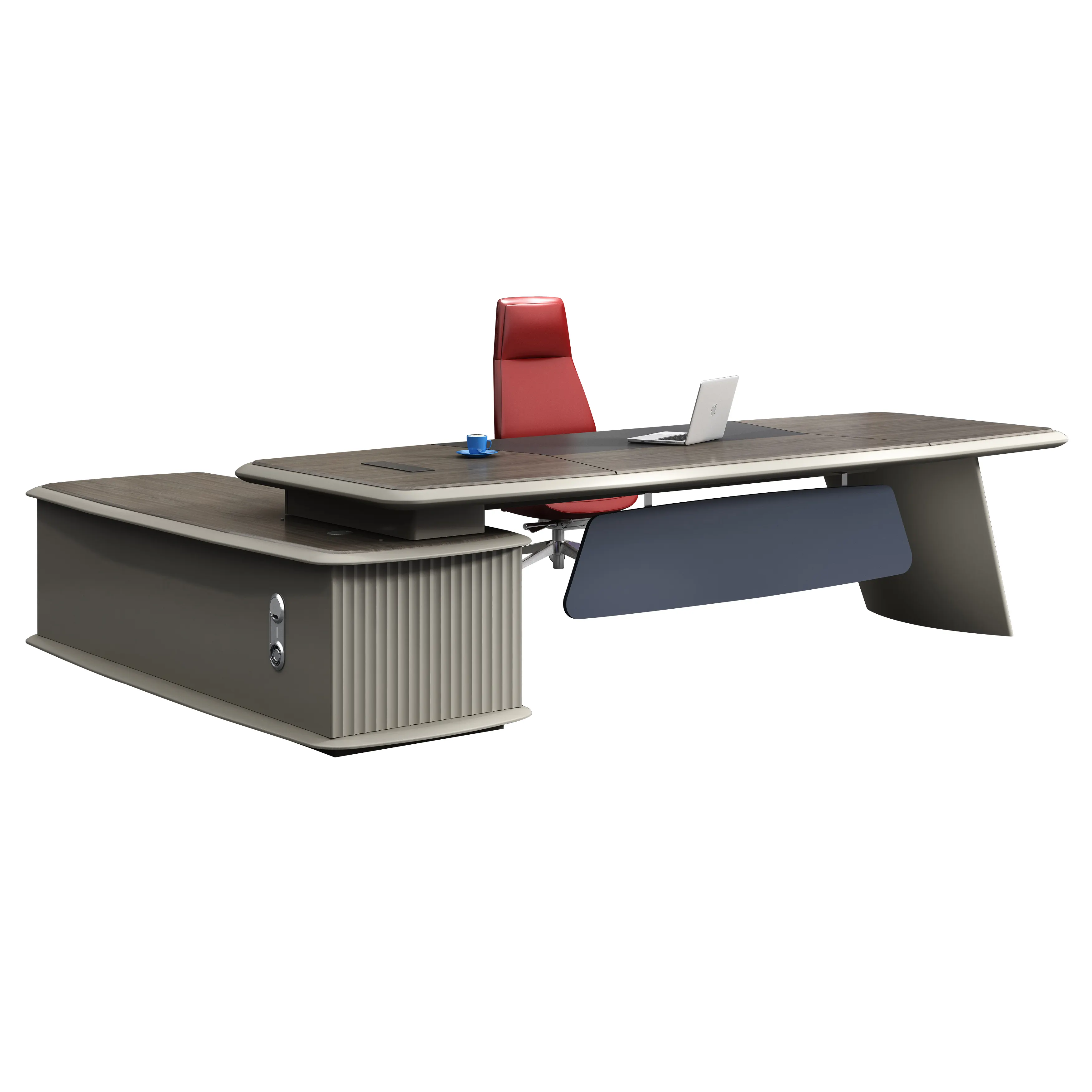 2022 neues Modell luxuriöses Massivholz CEO langlebige moderne Executive Tisch Schreibtisch Versorgung Möbel Executive Schreibtisch