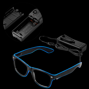 <span class=keywords><strong>Gafas</strong></span> <span class=keywords><strong>de</strong></span> Sol LED Recargables por USB <span class=keywords><strong>Neon</strong></span>-Glo, 3 Modos <span class=keywords><strong>de</strong></span> Iluminación, <span class=keywords><strong>Gafas</strong></span> Luminosas Portátiles para Año Nuevo, Ramadán, Graduación - Product Image 6