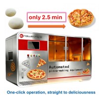 Mesin Pembuat Pizza Semi Otomatis Listrik Efisiensi Tinggi untuk Restoran dengan Kontrol Sentuh Termostat yang Dapat Disesuaikan 4 Rasa