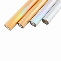 Feuille d'estampage à froid arc-en-ciel pour encre UV sans soudure holographique argentée de taille personnalisée Matériaux pour application papier
