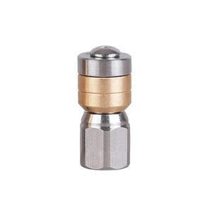 Kaigongte – Nettoyeur de canalisations haute pression avec buse rotative à 360 degrés et filetage interne 1/8 en acier inoxydable - Product Image 1