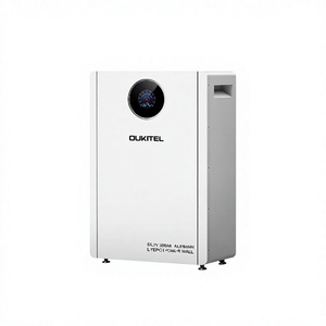 Système de stockage de batterie au lithium mural 10 kWh, 6000 cycles, 51,2 V 200 Ah pour la sauvegarde d'énergie solaire domestique HBF-10KWh-LA0 - Product Image 2