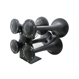 Klaxon à air de haute qualité à quatre trompettes 12V 24V universel pour voiture, camion, remorque, <span class=keywords><strong>bateau</strong></span>, <span class=keywords><strong>pièces</strong></span> de rechange modifiées - Product Image 3