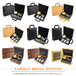 Kit de fumeur de cocktail emballé sans cuir de crocodile <span class=keywords><strong>butane</strong></span> avec torche coffret cadeau de fumoir de cocktail kit de fumeur de boisson - Product Image 4