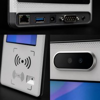 Terminal de libre-service intelligent pour bibliothèque, kiosque RFID sur pied, écran tactile 21,5 pouces, compatible SDK, stockage 128 Go pour livres