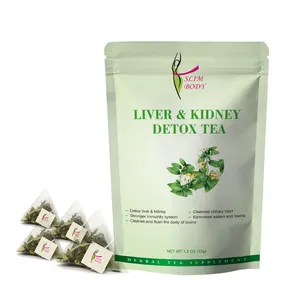 Good quality everyday nourishing liver care detox tea Green herbal organic kidney liver detox tea