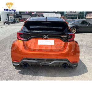 Difusor trasero de fibra de carbono estilo Vari Vrs, labio trasero con embellecedor de escape para Toyota <span class=keywords><strong>Yaris</strong></span> GR Mxpa12 Gxpa16 2021-2023 - Product Image 2