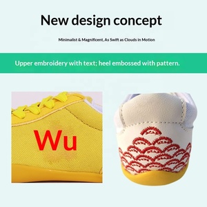 Chaussures d'arts martiaux en toile unisexes pour enfants, doublure en maille respirante, semelle en caoutchouc antidérapante, épaisseur simple, pour <span class=keywords><strong>Tai</strong></span> <span class=keywords><strong>Chi</strong></span> Kung Fu - Product Image 2