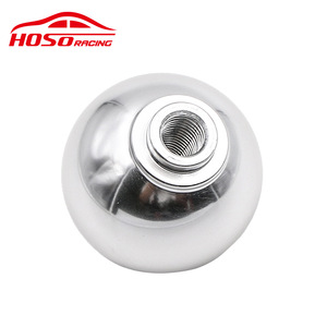 HOSO RACING Car Gear <b>Knob</b> M10x1.5 Aluminum Alloy 6-Speed Round <b>Shift</b> <b>Knob</b> For Honda Fit Civic - Product Image 2