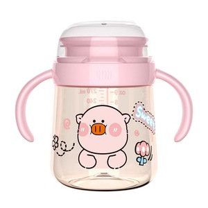 <span class=keywords><strong>Vaso</strong></span> de Agua para Bebé con Diseño de Dibujos Animados, Anti-ahogo, Anti-goteo, de PPSU, con Asa - Product Image 5