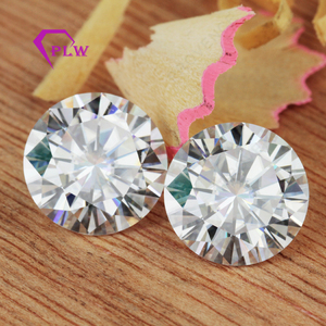 Forever one Round brillant pierres <span class=keywords><strong>de</strong></span> moissanite EF blanc pur <span class=keywords><strong>taille</strong></span> blanche à petit prix - Product Image 2
