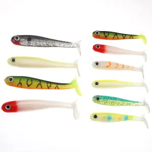 Bass Master Fishing Lure TPR Soft Worm Lure Trout Lure Artifical Pesca Bait Minnow Hollow Belly Paddle Tail Swimbait