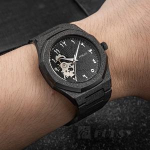 Reloj Foksy, Fabricante de Relojes, Logotipo Personalizado, Relojes Automáticos para Hombre, Reloj Esqueleto Esmerilado, Reloj Mecánico de Lujo con Números Arábigos - Product Image 5