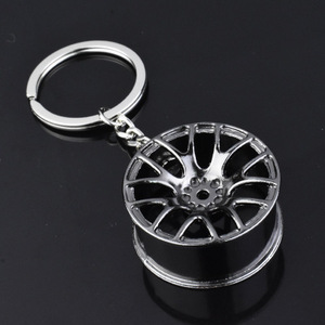 Porte-clés publicitaire créatif en métal pour voiture, accessoires de tuning, anneau en acier, pendentif pour clé de voiture - Product Image 2