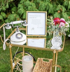 Libro de invitados de audio Teléfono antiguo Teléfono retro Dejar un mensaje Libro de visitas de audio Teléfono para boda Decoración del hogar - Product Image 6