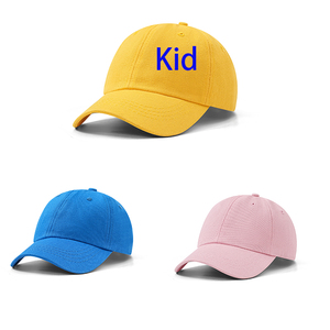 Cute Youth <strong>Children</strong> Cotton Cap Plain Hat Baseball Cap Adjustable <strong>Washed</strong> Cotton Golf Toddler Hat for Boys Girls Promotion Gift - Product Image 6