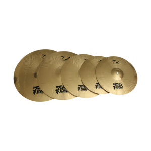 Juego de Platillos Profesionales de Latón Tongxiang Serie TF, 14'' HiHat + 16'' Crash + 18'' Crash + 20'' Ride, Juego de 5 Platillos - Product Image 1