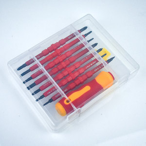 Weeks Electrician Screwdriver Set 115Pcs Metric Chrome Vanadium Steel Magnetic Repair <b>Tool</b> For Telecommunications - Product Image 1