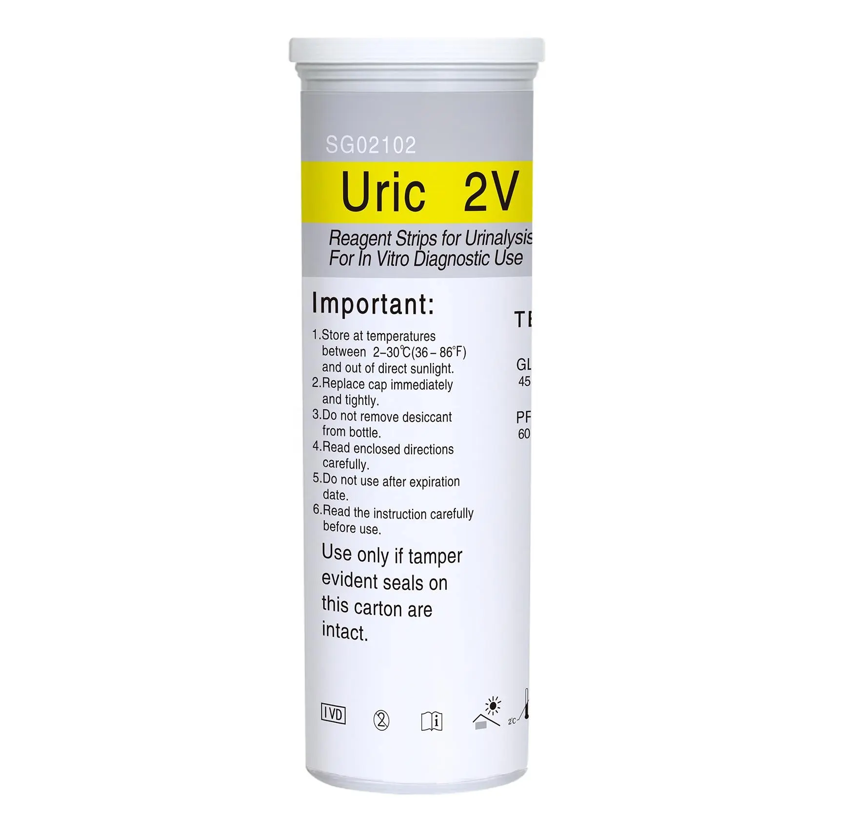 Fabrieksprijs Urische 2V Urine Teststrips