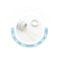 Kit de Test d'aquarium d'eau douce 6 en 1, appareil pour tester le pH niege, le chlore, le chlore, ensemble et en polycarbonate